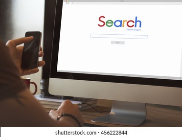 Search Searching Online Network Website Concept