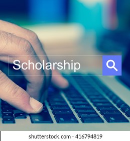 SEARCH WEBSITE INTERNET SEARCHING Scholarship CONCEPT