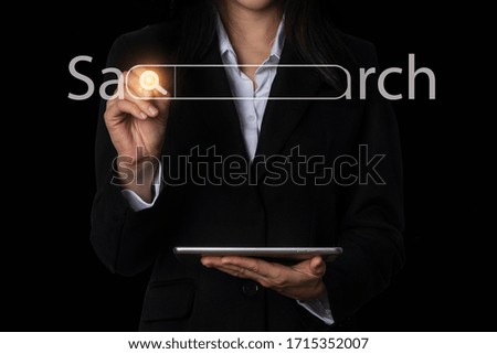 Searching Browsing Internet Data Information Networking Concept.