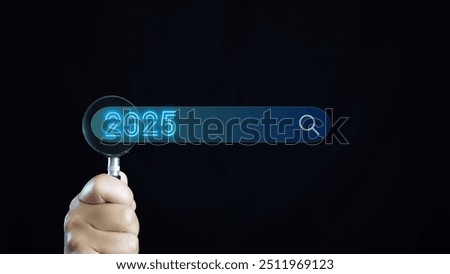 Searching Browsing Internet Data Information with blank search bar.SearchEngine Optimization SEO Networking Concept.2025