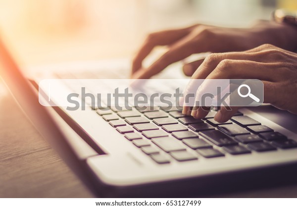 Searching Browsing Internet
Data Information Networking Concept / soft focus picture / Vintage
concept