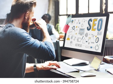 Searching Engine Optimizing SEO Browsing Concept - Shutterstock ID 394758724