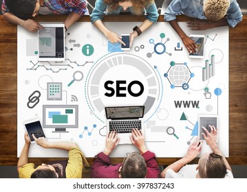 Searching Engine Optimizing SEO Browsing Concept