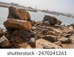 Searocks surrounding the Kasbah of the Udayas.