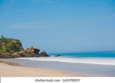 Seascape Of Ayangue Beach In Ecuador