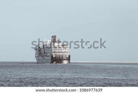 Similar – Image, Stock Photo Out of the Harbour Water