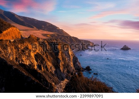 Similar – Image, Stock Photo Big Sur California big sur