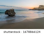 Seascape near Barr Al Jissah in east of Muscat, Oman.