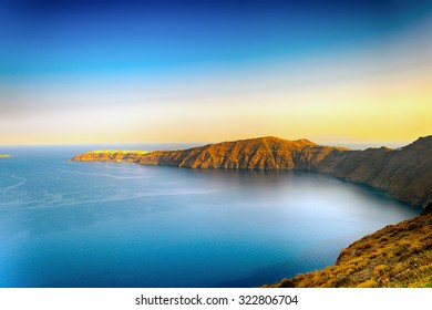 Seascape On Santorini Island Caldera