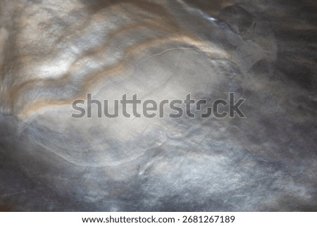 Seashell macro texture as abstract pearl background for product presentation card. 