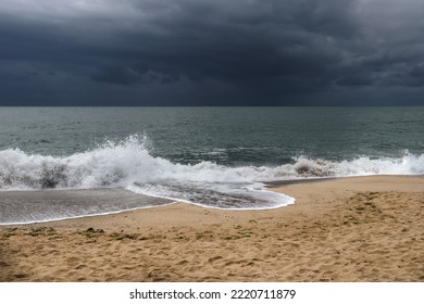 Seashore Before Inclement Weather, Sandy Shore