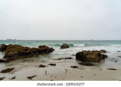 Seaside By An Autumnal Day In Finistère In Brittany