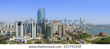 Seaside Chinese city, Qingdao, where Tsingtao beer was made.