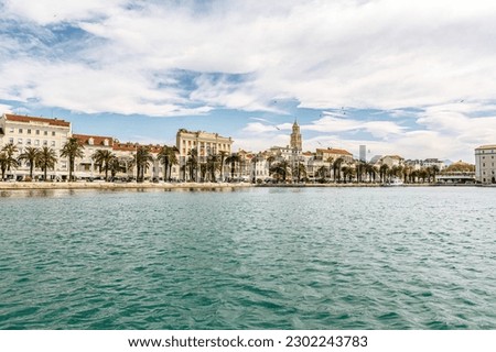 Similar – Seaside promenade of Split, Croatia