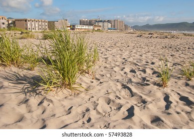 Seaside, Oregon From The Beach