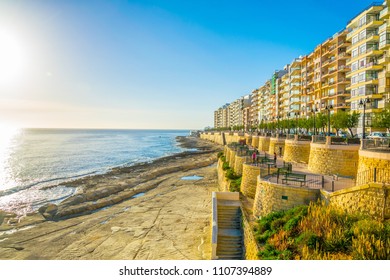 Seaside Of Sliema, Malta
