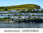 Seaside Town Of New Quay In Cardigan Bay At The Atlantic Coast Of Pembrokeshire In Wales, United Kingdom