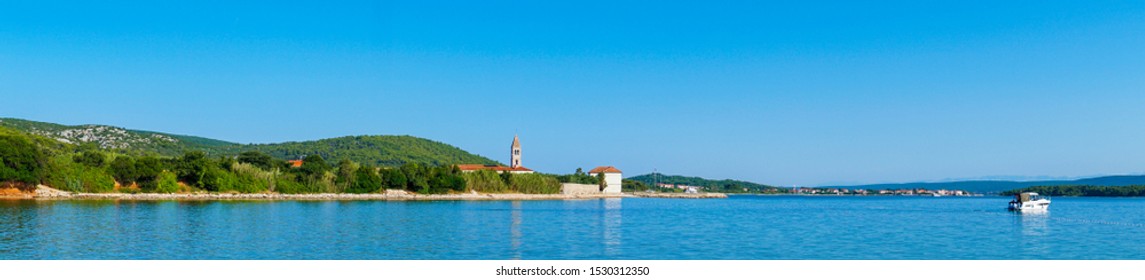 Seaside view at the Island of Pasman, Croatia
