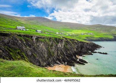 Seaside Village Of Clogher, Dingle Peninsula, County Kerry, Ireland