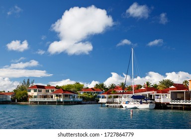 Seaside Villas near Jolly Harbour in Antigua. - Shutterstock ID 1727864779