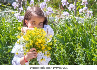 Seasonal Allergy In A Child. Coryza. Selective Focus. People