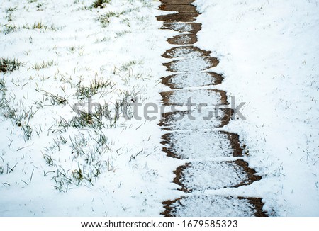 Similar – Image, Stock Photo tropic Snow Snow layer