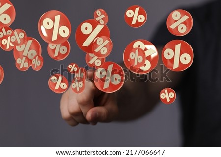 Seasonal sales background with percent discount pattern. 3D