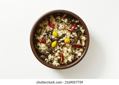  Seasoned Thistle with Rice, Rice with Seasoned Vegetables
