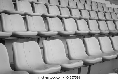 Seat Football Stadium Black White Color Stock Photo 404857528 ...