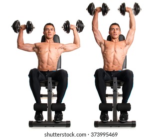 302 Seated shoulder press Images, Stock Photos & Vectors | Shutterstock