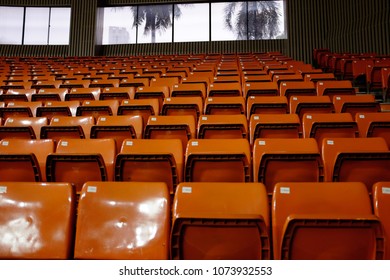 Seating Of An Indoor Basketball Stadium