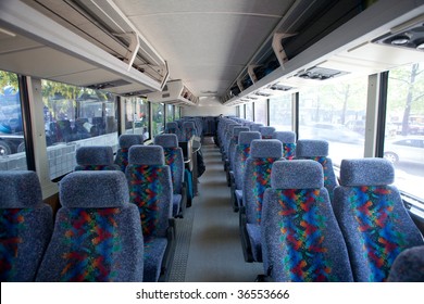 Seats Inside A Tour Bus