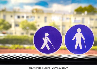 Seats on public transport for older people and people with disabilities - Powered by Shutterstock