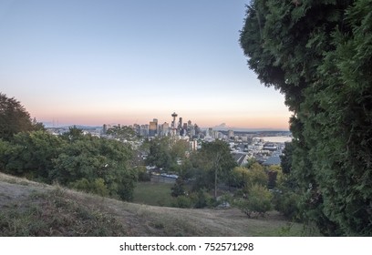 Seattle City Skyline From Kerry Park