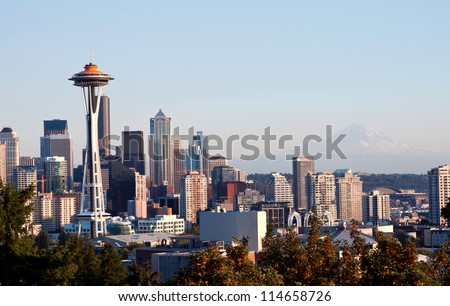 Seattle Downtown from Kerry Park viewpoint