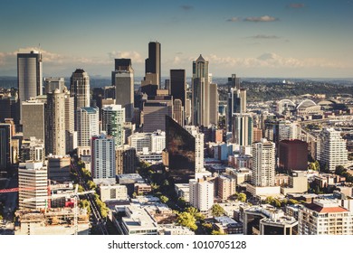 Seattle downtown view