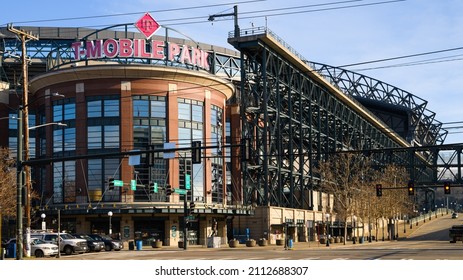 Seattle - January 22, 2022; T-Mobile Baseball Stadium In Seattle Is The Home Of The Mariners Sport Team