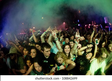 SEATTLE - JULY 21:  A Sold Out Crowd Cheers For Major Lazer During The Capitol Hill Block Party In Seattle, WA On July 21, 2012.