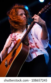 SEATTLE - JULY 22:  Singer, Songwriter Neko Case Performs On The Main Stage At The Capitol Hill Block Party In Seattle, WA On July 22, 2012.