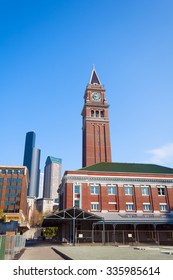 Seattle King Street Station With Clock Tower, USA