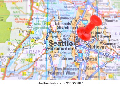 Seattle And Map