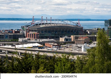 SEATTLE - MAY 11: Century Link Field, Home Stadium Of The Seattle Seahawks And Seattle Sounders, Seen On May 11, 2014 In Seattle.