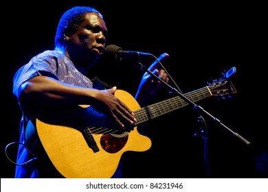 SEATTLE- SEPT. 3: South African Singer-songwriter Vusi Mahlasela Performs On The Main Stage On Day One Of The Bumbershoot Music Festival In Seattle, WA On September 3, 2011.