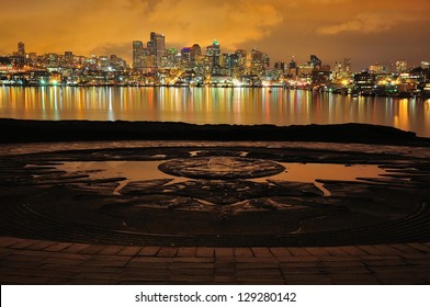 Seattle Skyline From Gasworks Park