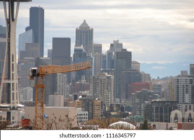 Seattle Skyline From Queen Anne Hill.