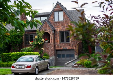 Seattle, USA – June 19, 2019: House Exterior, Madison Park, Seattle