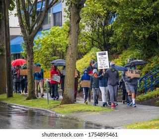 Seattle, WA -12 June 2020 West Seattle Silent March in Support of Black Lives Matter. Admiral Junction to Alaska Junction. News, press, media.