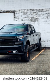 Seattle, WA, USA
Feb 2, 2022
Chevy Z71 Truck Parked In A Parking Spot Between The Yellow Lines