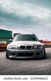 Seattle, WA, USA
March 4, 2020
BMW E46 Wagon In Silver Parked Next To A Train Line 