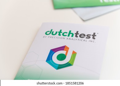 Seattle, WA / USA - November 9, 2020: Dutch Complete Test For At Home Use. Comprehensive Assessment Of Sex And Adrenal Hormones And Their Metabolites.